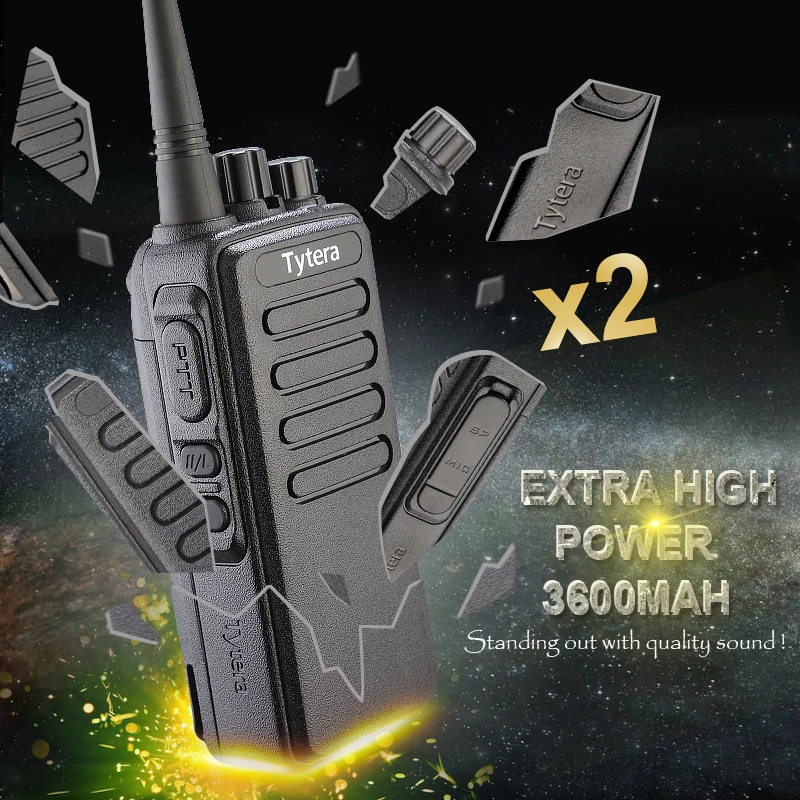 2PCS/LOT 10W MAX Ultra-high Power Long Range UHF 400-520MHZ TYT TH-3000A Two Way Radio
2PCS/LOT 10W MAX Ultra-high Power Long Range UHF 400-520MHZ TYT TH-3000A Two Way Radio