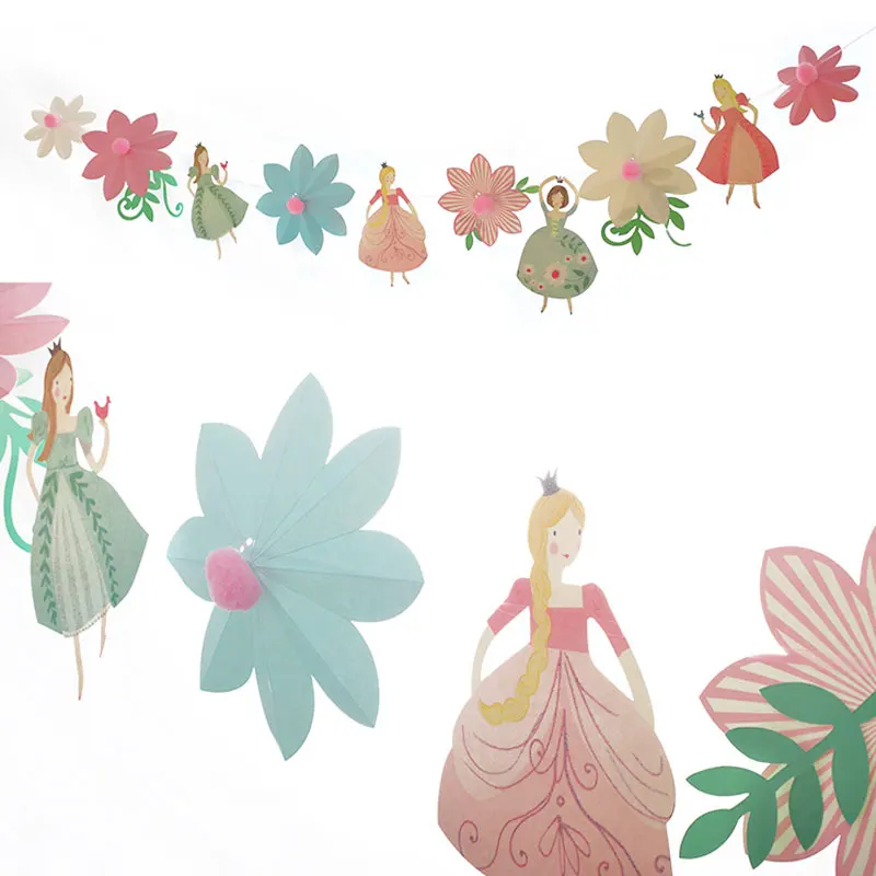 Flower Fairy Banner Paper Garland for Birthday Party Dancing Princess Bunting Baby Shower Girls Favorite Decoration Supplies
Flower Fairy Banner Paper Garland for Birthday Party Dancing Princess Bunting Baby Shower Girls Favorite Decoration Supplies