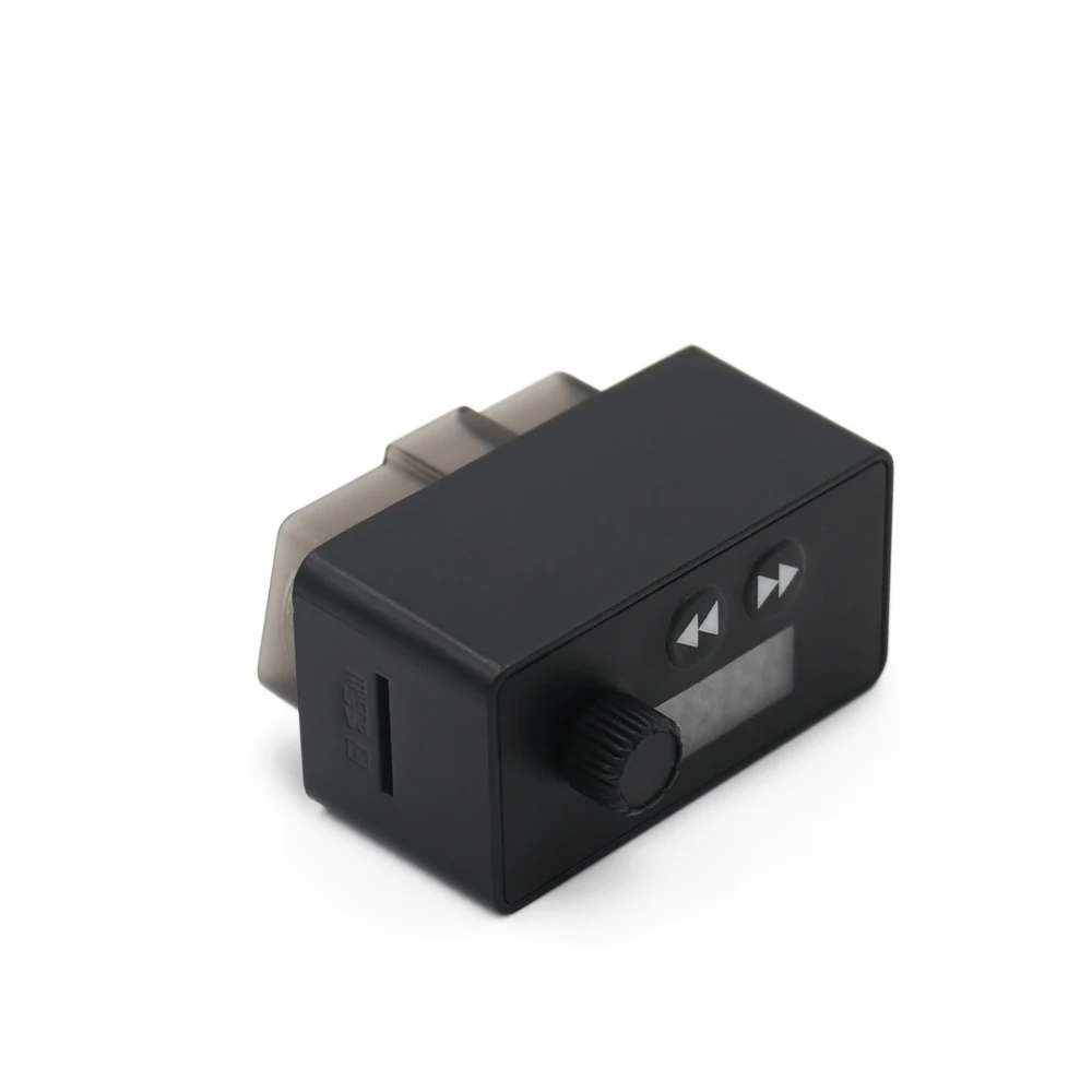 Support OBD 9 standard protocols (J1850, KWP, CAN) with Low power consumption V12 Bluetooth MP3 player FM supports SD cards
Support OBD 9 standard protocols (J1850, KWP, CAN) with Low power consumption V12 Bluetooth MP3 player FM supports SD cards