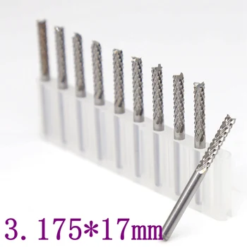 Corn Milling Cutter Electric Router Tungsten Carbide Extended PCB Strawberry Cutter 3.175 mm 10PCS CNC Engraving Wood Router
Corn Milling Cutter Electric Router Tungsten Carbide Extended PCB Strawberry Cutter 3.175 mm 10PCS CNC Engraving Wood Router