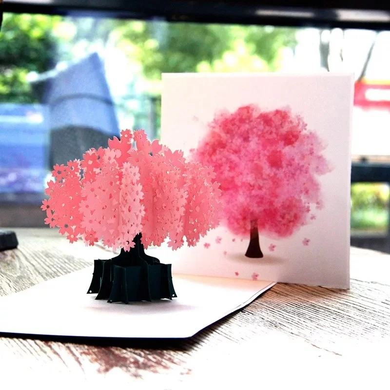 Sakura Birthday Card 3D Blessing Mid-Autumn Festival Thanks Small Card Creative Korea Wedding Invitation Card Customization
Sakura Birthday Card 3D Blessing Mid-Autumn Festival Thanks Small Card Creative Korea Wedding Invitation Card Customization