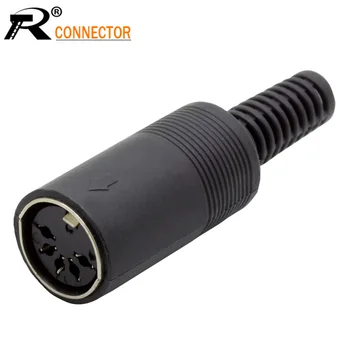 100pcs DIN Plug Connector 5PIN DIN Female Jack Socket Wire Connector with Plastic Handle Spring Fits 6.5mm Cable
100pcs DIN Plug Connector 5PIN DIN Female Jack Socket Wire Connector with Plastic Handle Spring Fits 6.5mm Cable