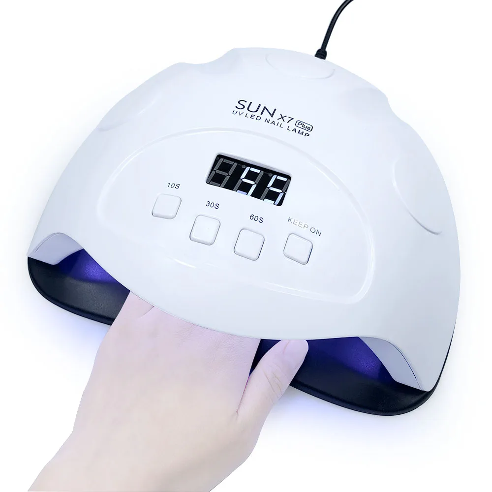SUNX7 Plus 90W UV LED Lamp Nail Dryer For All Type Gels Polish With Bottom 10s/30s/60s Timer LCD Ice Lamp For Nail Auto Sensing
SUNX7 Plus 90W UV LED Lamp Nail Dryer For All Type Gels Polish With Bottom 10s/30s/60s Timer LCD Ice Lamp For Nail Auto Sensing