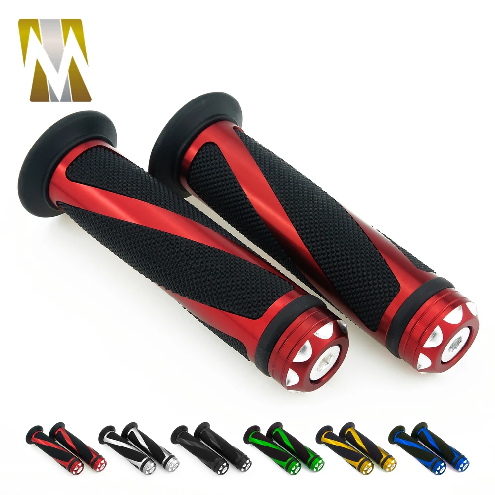 7/8" 22mm Universal Motorbike Hand Grips Motorcycle CNC Machined Aluminum Handlebar None-Slip Gel Rubber Handle Moto Accessorie
7/8" 22mm Universal Motorbike Hand Grips Motorcycle CNC Machined Aluminum Handlebar None-Slip Gel Rubber Handle Moto Accessorie