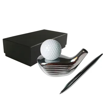 CRESTGOLF 1 Wood Golf Balls Golf Head ,Set Metal Gift Golf Head Pen Holder Gift Set / Pure Color Silver Color
CRESTGOLF 1 Wood Golf Balls Golf Head ,Set Metal Gift Golf Head Pen Holder Gift Set / Pure Color Silver Color