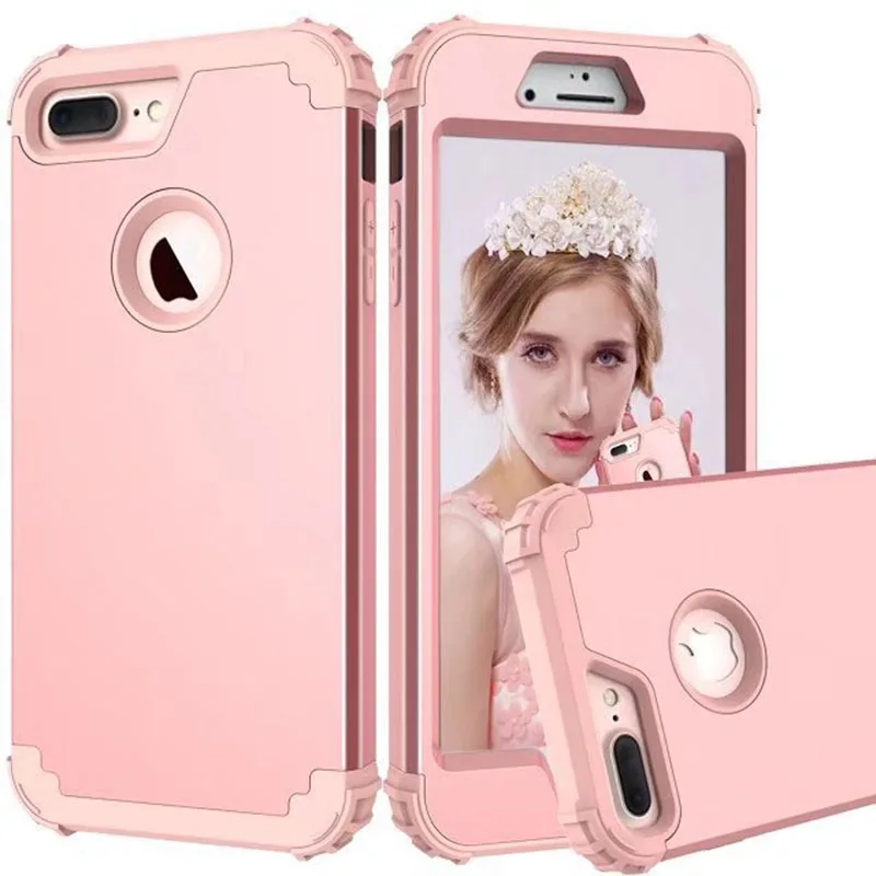 Mobile Phone Shockproof Cases For iPhone 6 6S 7 Plus PC+TPU 3-Layers Hybrid Full-Body Protect Case Anti-Knock Phone Shell SMSNXY
Mobile Phone Shockproof Cases For iPhone 6 6S 7 Plus PC+TPU 3-Layers Hybrid Full-Body Protect Case Anti-Knock Phone Shell SMSNXY