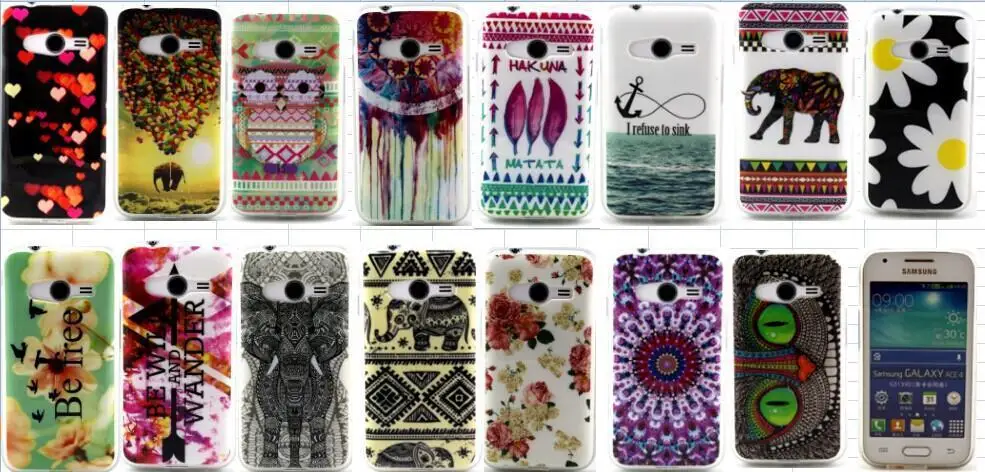 Owl elephant Swallow Pritned Soft TPU font b Case b font Cover for font b Samsung