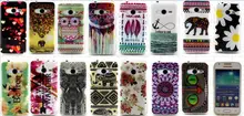 Owl elephant Swallow Pritned Soft TPU Case Cover for Samsung Galaxy Ace 4 Neo G313F G318H/DS G318ML Free Shipping
