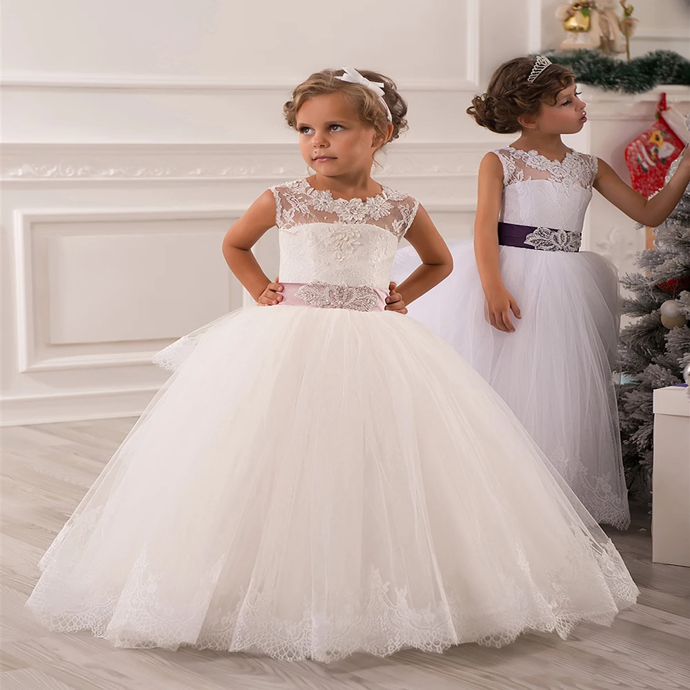 Cheap 2019 Summer Flower Girl Dresses For Weddings Ball Gown Princess Floor Length White Lace Tulle Appliques Toddler Party Dres
Cheap 2019 Summer Flower Girl Dresses For Weddings Ball Gown Princess Floor Length White Lace Tulle Appliques Toddler Party Dres
