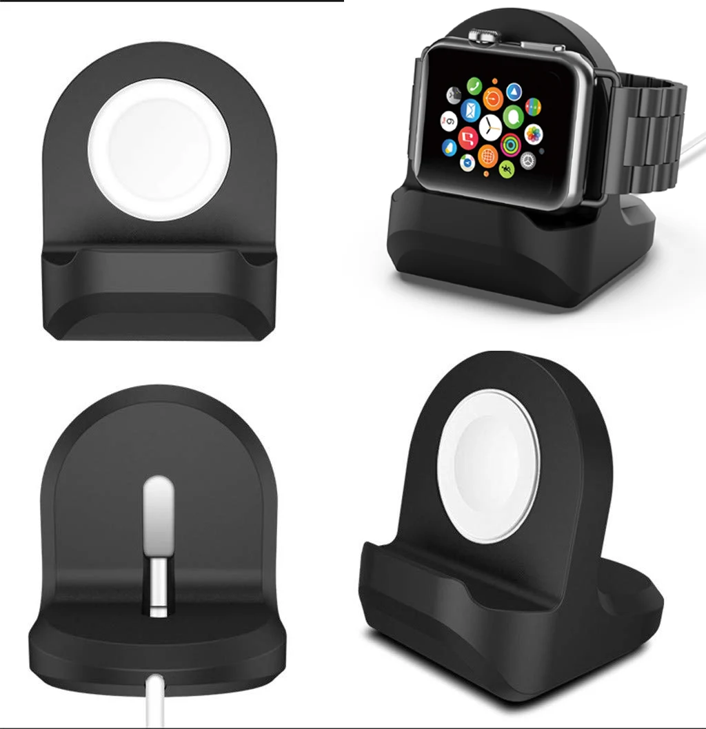 Silicone Charge Stand Holder Station Dock for Apple Watch Series 1/2/3 42mm 38mm Charger Cable
Silicone Charge Stand Holder Station Dock for Apple Watch Series 1/2/3 42mm 38mm Charger Cable