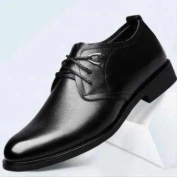 Luxury Genuine Leather Men Shoes Lace Up Platform Fashion Man Flats Casual Male Shoes Black Brown Red Plus Size 66
Luxury Genuine Leather Men Shoes Lace Up Platform Fashion Man Flats Casual Male Shoes Black Brown Red Plus Size 66