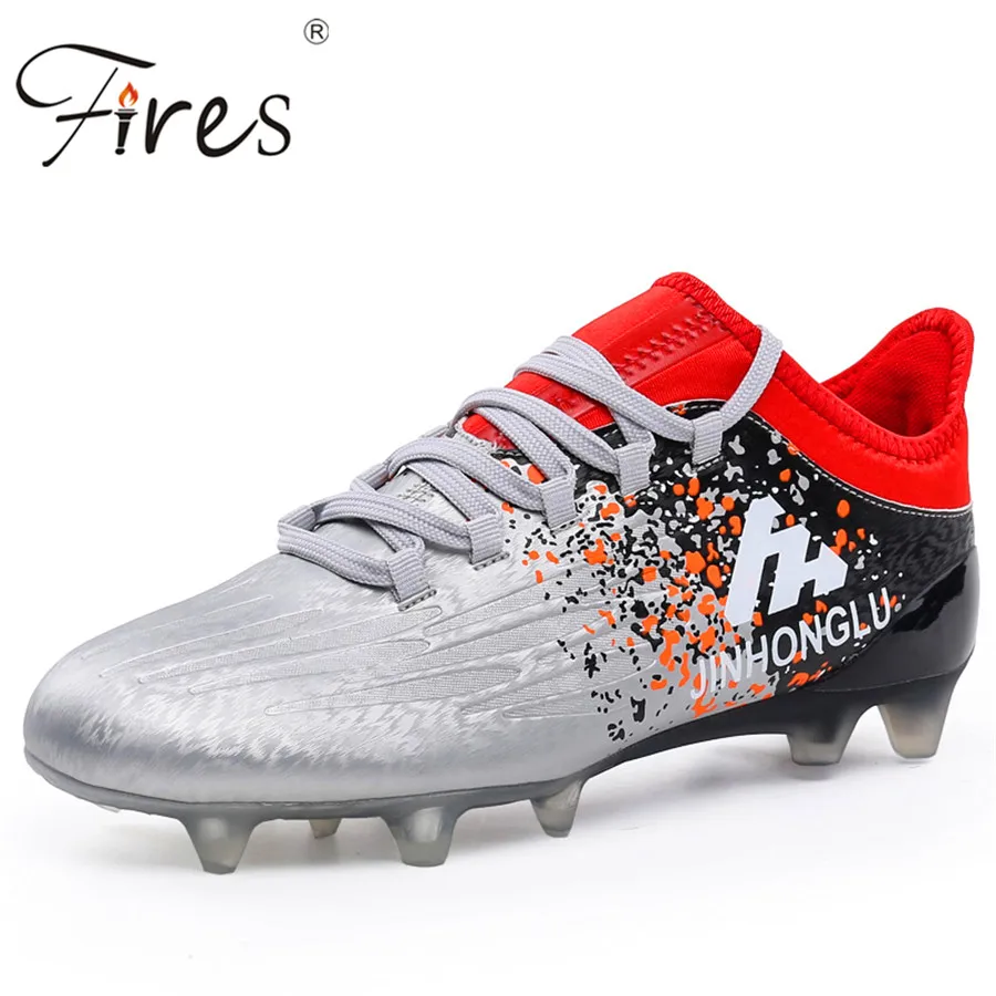 Image 2016new men s outdoor sports training  soccer cleats hg long enough boy  girl sneakers for children who nails grass soccer shoes