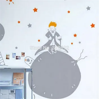 cute creative for kids rooms little prince and the fox Removable Vinyl wall stickers home decoration
cute creative for kids rooms little prince and the fox Removable Vinyl wall stickers home decoration