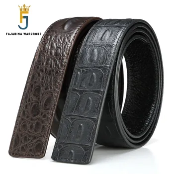 FAJARINA Quality Pure Genuine Leather Crocodile Skin Pattern Men Cowhide Smooth Slide Style 3.3cm Belts without Buckle LUBT05
FAJARINA Quality Pure Genuine Leather Crocodile Skin Pattern Men Cowhide Smooth Slide Style 3.3cm Belts without Buckle LUBT05