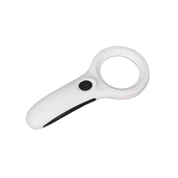 High Quality 4X60mm Anti-skid Handle Magnifier Loupe with LED Light and UV Light for Reading Currency Detecting
High Quality 4X60mm Anti-skid Handle Magnifier Loupe with LED Light and UV Light for Reading Currency Detecting