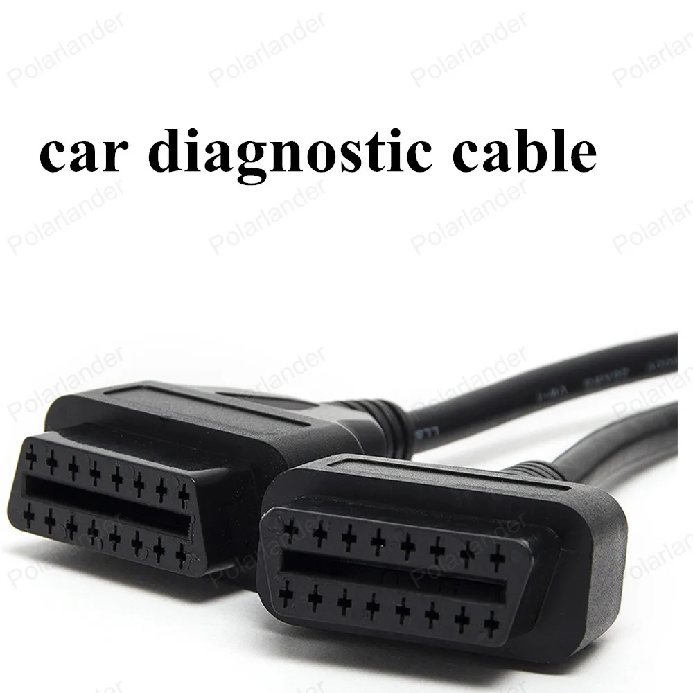 best selling extended interface line OBD II 16 Pin Splitter Adapter Extension Cable Male to Dual Female Y
best selling extended interface line OBD II 16 Pin Splitter Adapter Extension Cable Male to Dual Female Y