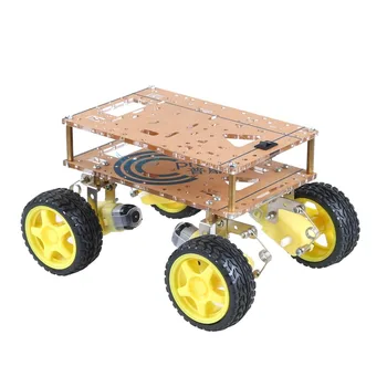 4WD suspension car chassis, smart car shock / shock absorber battery box, WIFI car
4WD suspension car chassis, smart car shock / shock absorber battery box, WIFI car