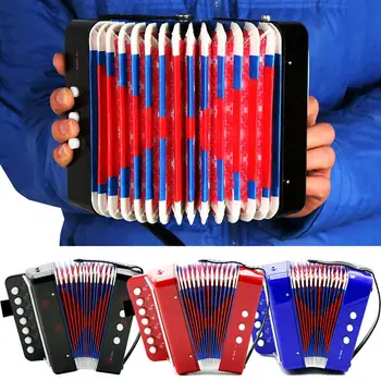 Mini 7-Key Accordion Durable 2 Bass Accordion Educational Musical Instrument Toy for Amateur Beginner Best Gift
Mini 7-Key Accordion Durable 2 Bass Accordion Educational Musical Instrument Toy for Amateur Beginner Best Gift