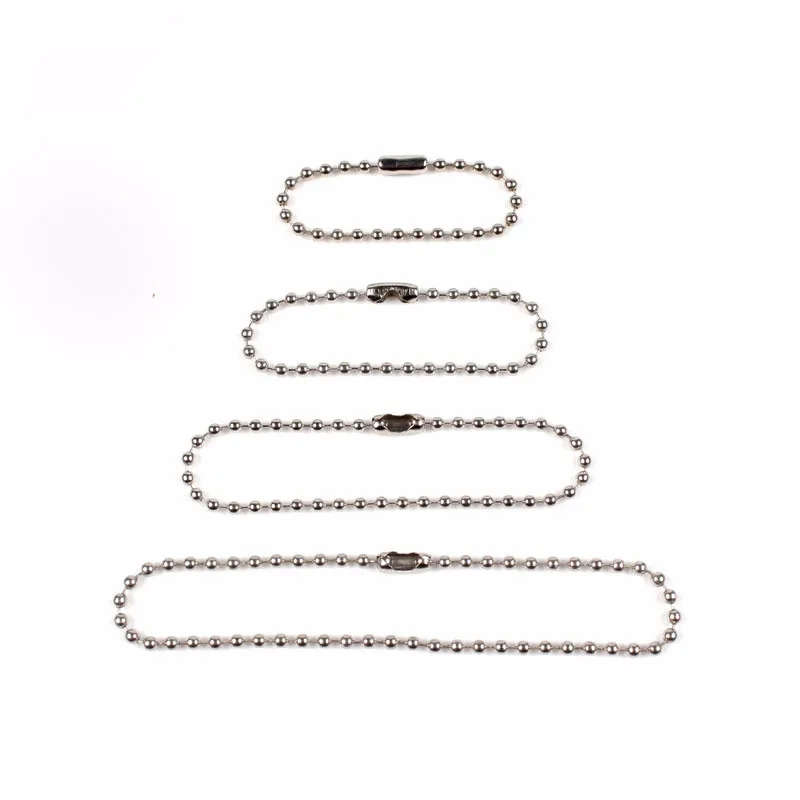 50pcs/lot length 10/12/15/20CM 2.4mm Iron Short Ball Chains Keychain Tag for Connect Charms Diy Jewelry Findings Accessories
50pcs/lot length 10/12/15/20CM 2.4mm Iron Short Ball Chains Keychain Tag for Connect Charms Diy Jewelry Findings Accessories