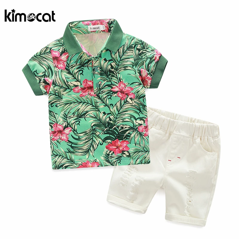 Kimocat Boys Set Summer Short Sleeve 2pcs T-Shirt+Pants Red&White&Green Baby Boy Clothes Cotton Kids Children Clothing
Kimocat Boys Set Summer Short Sleeve 2pcs T-Shirt+Pants Red&White&Green Baby Boy Clothes Cotton Kids Children Clothing