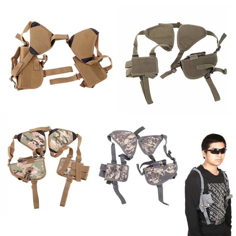 Adjustable Military Tactical Nylon Shoulder Holster Outdoor Hunting Shooting Gun Holster Handgun Carry Pistol Magazine Pouch
Adjustable Military Tactical Nylon Shoulder Holster Outdoor Hunting Shooting Gun Holster Handgun Carry Pistol Magazine Pouch