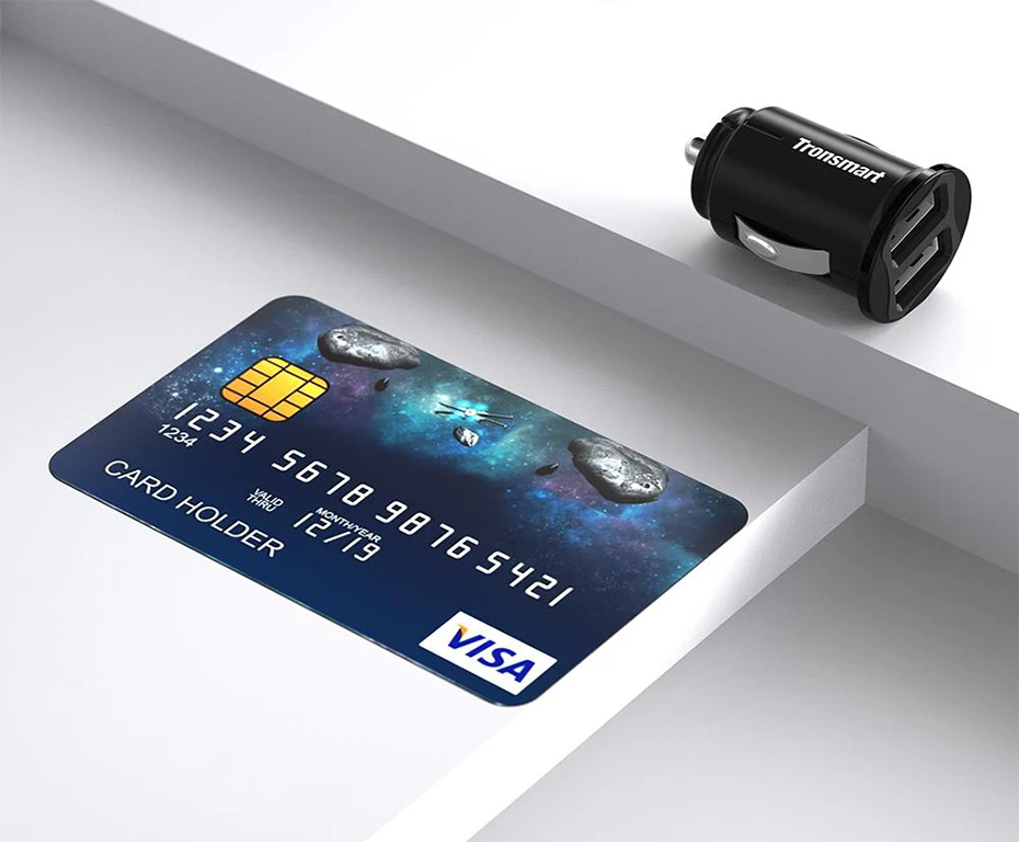 Tronsmart C24 Two Ports USB Car Charger VoltiQ Car-charger Phone Fast Charger USB Adapter Short Circuit Protection CE FCC RoHS (6)