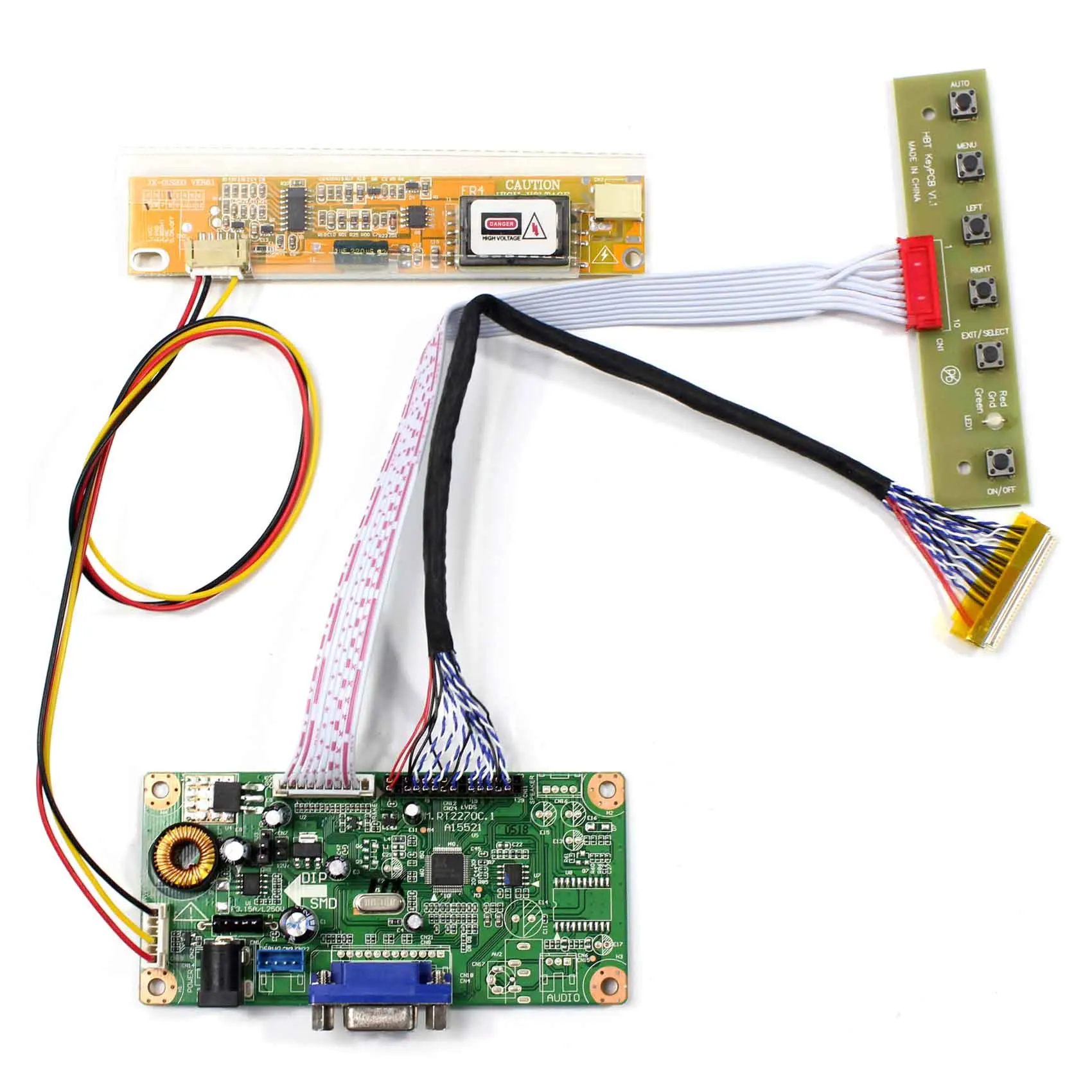 RT2270C-A for 18.4inch LCD Screen VGA LCD Controller Board LTN184KT01 1680x945 Resolution
RT2270C-A for 18.4inch LCD Screen VGA LCD Controller Board LTN184KT01 1680x945 Resolution