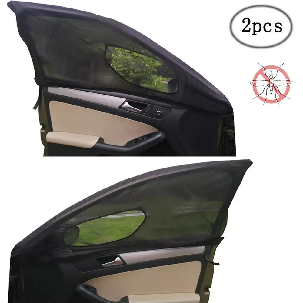 Car Window Sunshade - Upgraded Version 2 Pcs Mesh Black Sun Shades for Baby Women Men Prevent Mosquitoes 
Car Window Sunshade - Upgraded Version 2 Pcs Mesh Black Sun Shades for Baby Women Men Prevent Mosquitoes