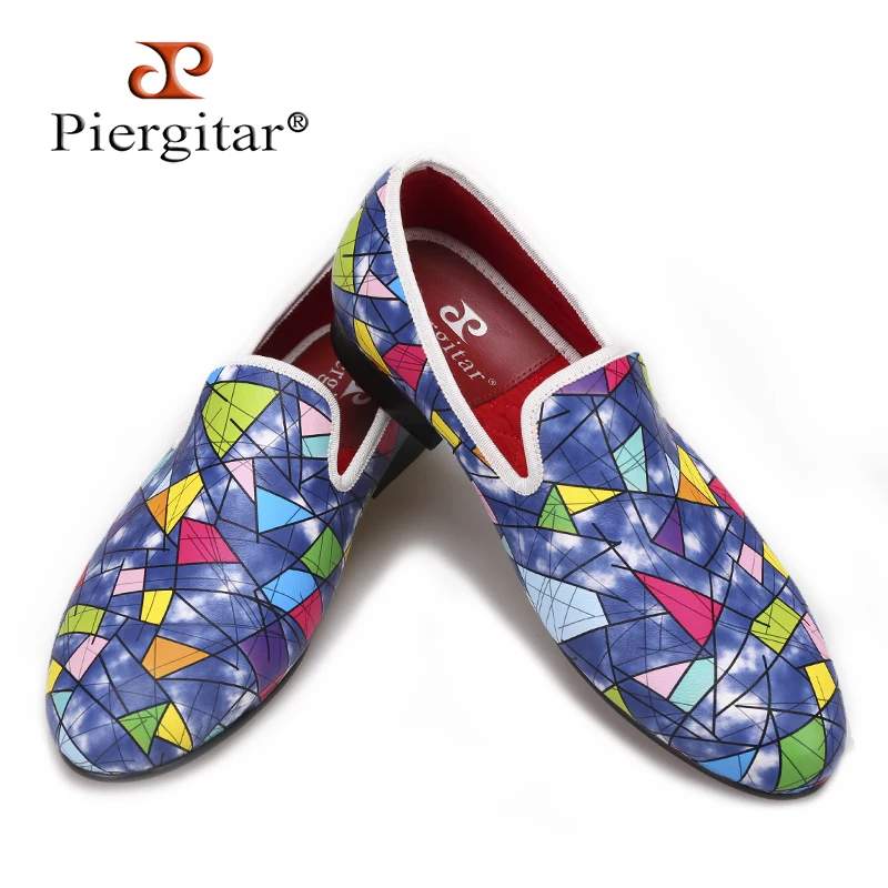 Piergitar 2017 New Handmade men loafers with Multi-color design Fashion party and show men's casual shoes male somking slippers
Piergitar 2017 New Handmade men loafers with Multi-color design Fashion party and show men's casual shoes male somking slippers