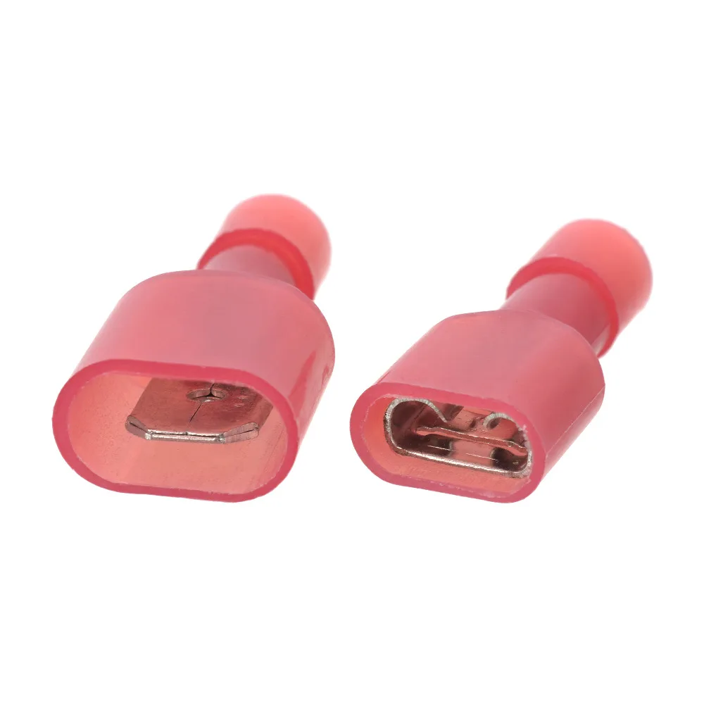 100pcs 7mm Nylon tranparent red insulated terminal inserted spring temperature flame retardant terminal 50 pair with box
100pcs 7mm Nylon tranparent red insulated terminal inserted spring temperature flame retardant terminal 50 pair with box