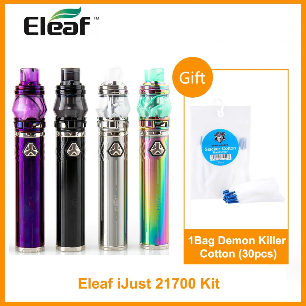Original Eleaf iJust 21700 Kit with ELLO Duro Atomizer US Version 80W In 0.2ohm HW-N2/HW-M2 Coil VS iJust 3 ECig
Original Eleaf iJust 21700 Kit with ELLO Duro Atomizer US Version 80W In 0.2ohm HW-N2/HW-M2 Coil VS iJust 3 ECig