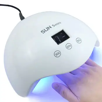 24W UV Nail Lamp Dryer LED Light Nail Dryer For FingernaiL And Toenail Gels Based Polishes With Sensor 30s 60s 90s Timer
24W UV Nail Lamp Dryer LED Light Nail Dryer For FingernaiL And Toenail Gels Based Polishes With Sensor 30s 60s 90s Timer