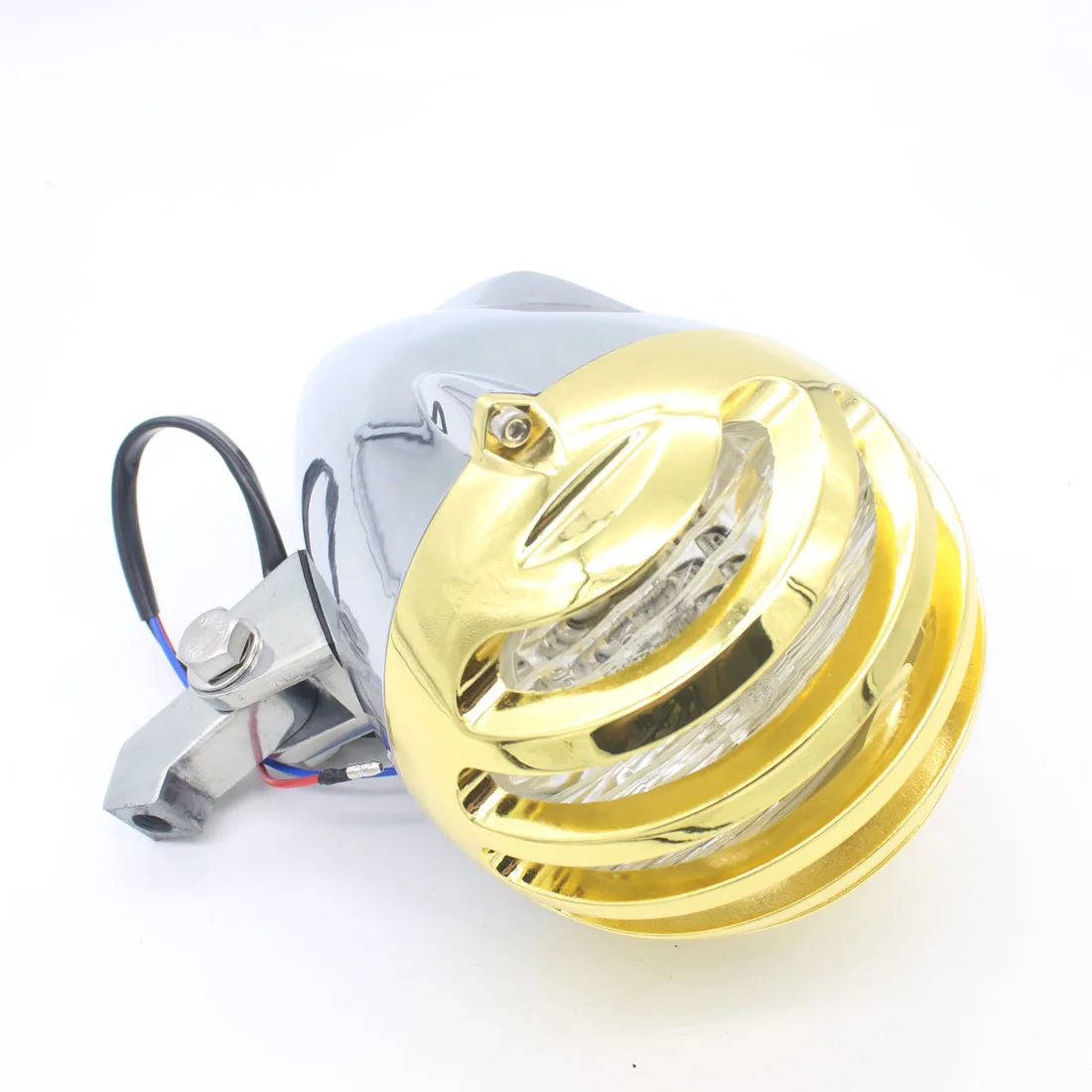 Dongzhen 1X Bullet Chromed Metal Fence Motorcycle LED Headlight Driving Light Fog Light Source Xenon External Fit for Harley
Dongzhen 1X Bullet Chromed Metal Fence Motorcycle LED Headlight Driving Light Fog Light Source Xenon External Fit for Harley