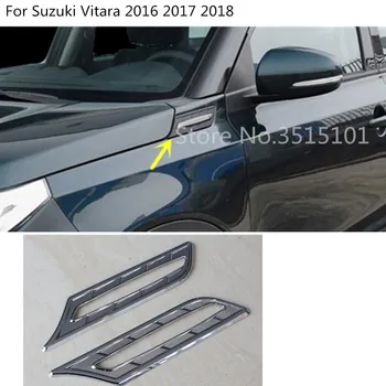 Car Cover Lamp Trim ABS Chrome Front Side Foliage Leaf Fender Vents Air Outlet 2pcs For Suzuki Vitara 2016 2017 2018 2019
Car Cover Lamp Trim ABS Chrome Front Side Foliage Leaf Fender Vents Air Outlet 2pcs For Suzuki Vitara 2016 2017 2018 2019