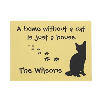 Home and Cat Custom Doormat Home Decoration Entry Non-slip Door Mat Rubber Washable Floor Home Rug Carpet
Home and Cat Custom Doormat Home Decoration Entry Non-slip Door Mat Rubber Washable Floor Home Rug Carpet