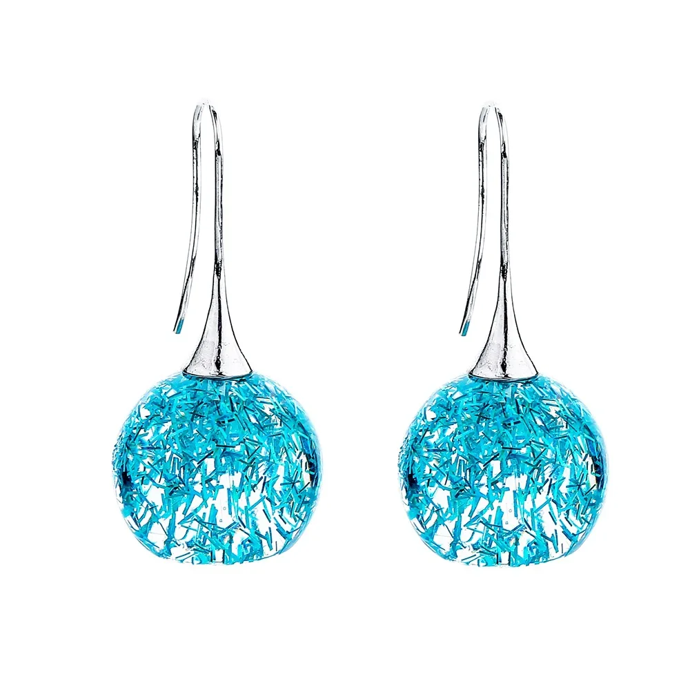 Crystal New Ideas Dry Flower Resin Magic Ball Ear Hook Earrings for Women Color Glass Glass Bohemian Dangle Earring for Women
Crystal New Ideas Dry Flower Resin Magic Ball Ear Hook Earrings for Women Color Glass Glass Bohemian Dangle Earring for Women