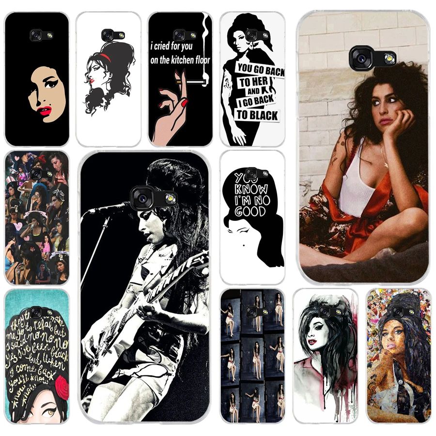 219AQ amy winehouse 2 Soft Silicone Tpu Cover phone Case for Samsung galaxy a3 a5 2016 2017 a6 A8 2018 | Мобильные телефоны и