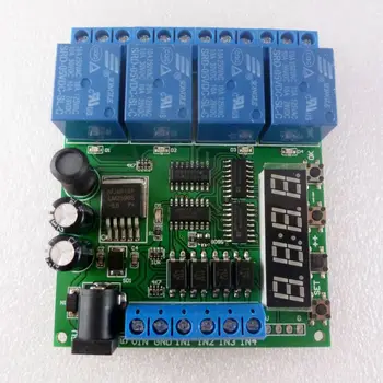 1 PCS DC 12V 4 Channel Multifunction Cycle Delay Timer Relay Module for Timing Loop Interlock Self-locking
1 PCS DC 12V 4 Channel Multifunction Cycle Delay Timer Relay Module for Timing Loop Interlock Self-locking