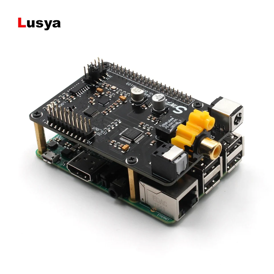 Raspberry pi AK4118 Коаксиальная Hi Fi звуковая карта I2S DSD цифровое вещание 32 бит PCM384 DSD128 G5
