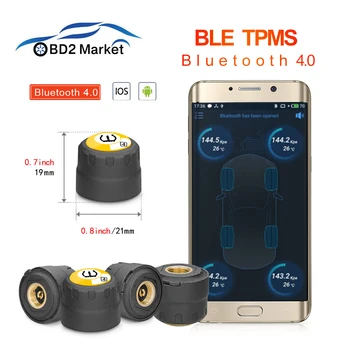 TPMS tyre pressure sensor Bluetooth 4.0 for IOS tire Pressure Monitoring Alarm system Car Outer Sensor Low Energy
TPMS tyre pressure sensor Bluetooth 4.0 for IOS tire Pressure Monitoring Alarm system Car Outer Sensor Low Energy