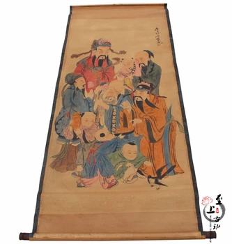 Antique collection of antique calligraphy and painting Chudo painting paintings Dai Xi office room nine map framed gods
Antique collection of antique calligraphy and painting Chudo painting paintings Dai Xi office room nine map framed gods