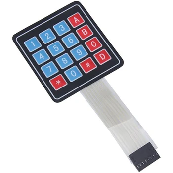 ShenzhenMaker 5pcs 4 x 4 Matrix Keypad Membrane Switch 8 pins connector SCM Outside enlarge Keypad
ShenzhenMaker 5pcs 4 x 4 Matrix Keypad Membrane Switch 8 pins connector SCM Outside enlarge Keypad