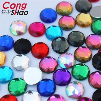Cong Shao 100pcs 10mm Colorful Round Stones And Crystals Flatback Acrylic Rhinestone Trim Scrapbook Wedding Dress Button ZZ752
Cong Shao 100pcs 10mm Colorful Round Stones And Crystals Flatback Acrylic Rhinestone Trim Scrapbook Wedding Dress Button ZZ752