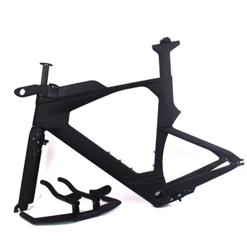 

Time Trial Aero race bike bicycle 700C carbon fibre frame Chinese taiwan bike frame support DI2 size 48/51/54cm TT Bike Frameset