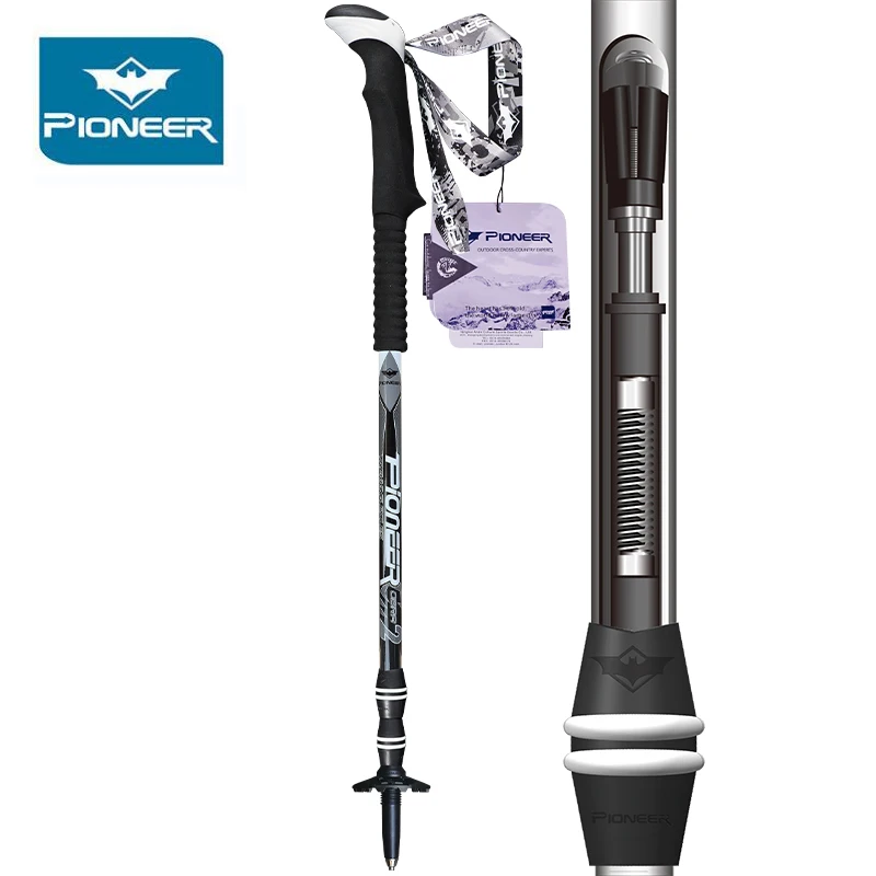 Pioneer Telescopic Trekking Poles Carbon Walking Stick Climbing Nordic Walking Cane Hiking Pole Ultralight Sticks 2Pcs/Lot
Pioneer Telescopic Trekking Poles Carbon Walking Stick Climbing Nordic Walking Cane Hiking Pole Ultralight Sticks 2Pcs/Lot
