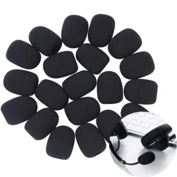 60Pcs Headset Mic Microphone Foam Covers Lapel Microphone Mic Windscreens Black Color 30*22*8mm
60Pcs Headset Mic Microphone Foam Covers Lapel Microphone Mic Windscreens Black Color 30*22*8mm