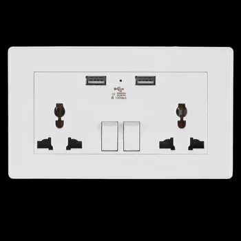 1pc Dual USB Electric Wall Socket 2 Gang 2USB 1000mA Charger Dock Station Power Outlet Panel Plate Universal Plug Drop Shipping
1pc Dual USB Electric Wall Socket 2 Gang 2USB 1000mA Charger Dock Station Power Outlet Panel Plate Universal Plug Drop Shipping