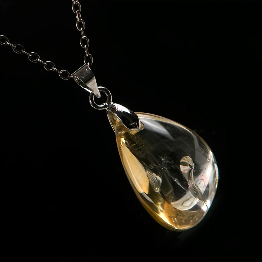 Free Shipping Unique Yellow Genuine Natural Stone Pendant Necklace Charms Water Drop Bead Crystal Pendant 23*15*10mm
Free Shipping Unique Yellow Genuine Natural Stone Pendant Necklace Charms Water Drop Bead Crystal Pendant 23*15*10mm