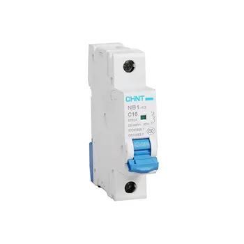 CHINT MCB NB1-63 1P C20A 10A 25A 32A 63A 40A 2A low voltage mini miniature circuit breaker Modular DIN Rail motor protection CE
CHINT MCB NB1-63 1P C20A 10A 25A 32A 63A 40A 2A low voltage mini miniature circuit breaker Modular DIN Rail motor protection CE