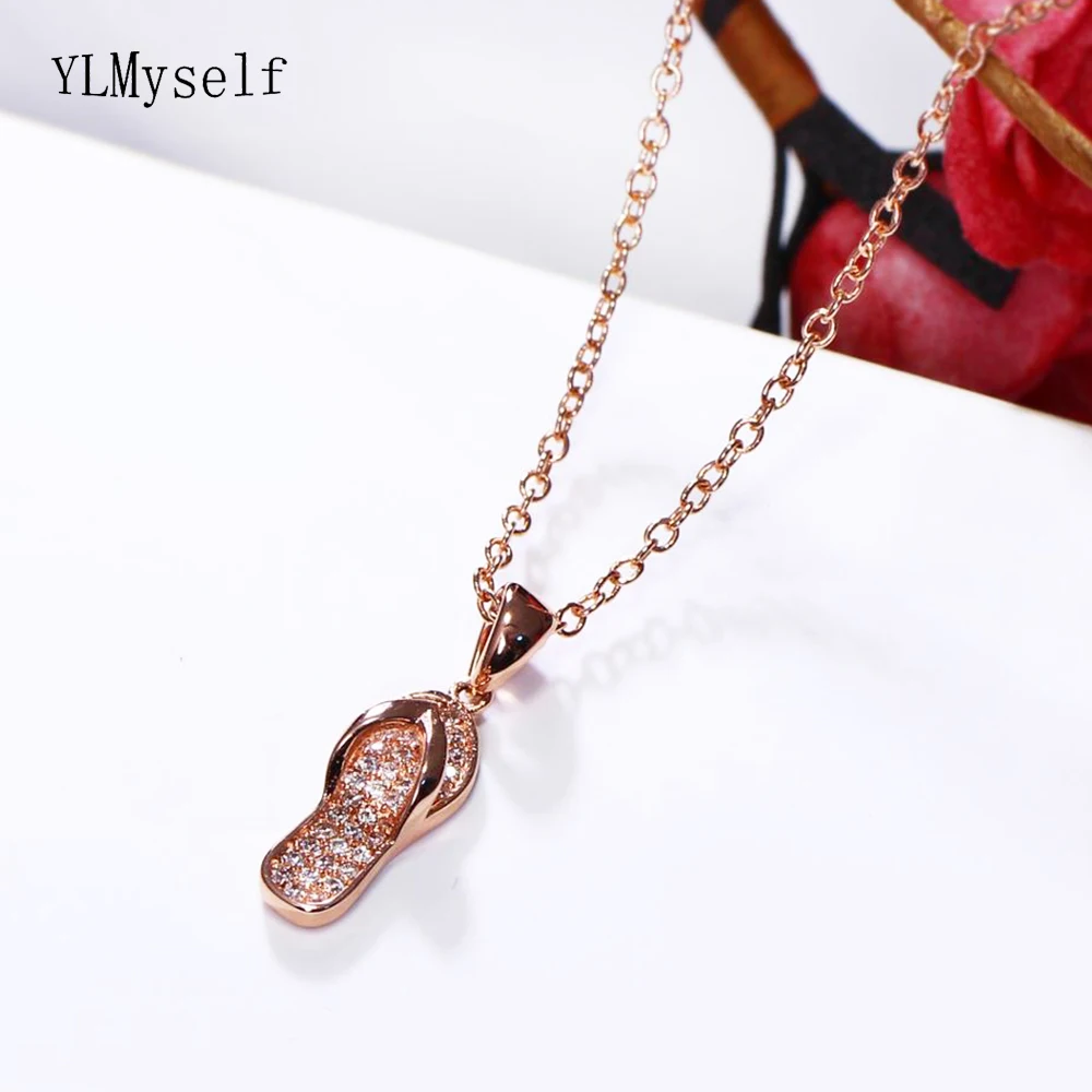 New rose gold color pendant charms necklace for girl daughter gift wholesale lot Beach shoes designer Fashion pendants jewelry
New rose gold color pendant charms necklace for girl daughter gift wholesale lot Beach shoes designer Fashion pendants jewelry